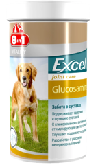 Вітаміни для собак 8in1 Excel «Glucosamine» 55 таблеток (для суглобів)