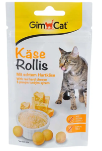 Ласощі для котів GimCat Kase-Rollis 40 г - сир