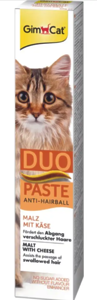 Ласощі паста для котів GimCat Duo Paste Anti-hairboll 50 г - сир та мальт