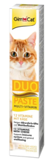 Ласощі паста для котів GimCat Duo Paste Multi-vitamin 12 vitamins 50 г - сир