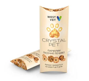 Парфуми для собак та котів West Vet Crystal Pet 5 мл - пісочне печиво