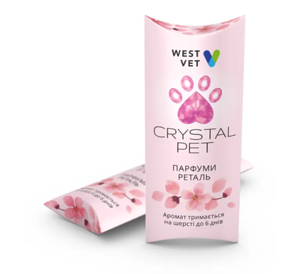 Парфуми для собак та котів West Vet Crystal Pet 5 мл - реталь