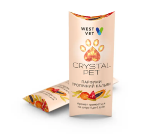 Парфуми для собак та котів West Vet Crystal Pet 5 мл - тропічний кальян 