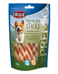 Ласощі для собак Trixie PREMIO Fish Chicken Sticks 80 г (курка та риба)