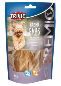 Ласощі для собак Trixie PREMIO Rabbit Ears 80 г (курка та кролик)