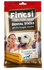 Ласощі палички Fincsi Dental Sticks для догляду за зубами для собак малих і великих порід 110г