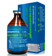 АМОКСИЦИЛІН 15% (50 МЛ) O.L.KAR. 