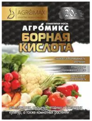 БОРНА КИСЛОТА 20Г, АГРОМАКСІ