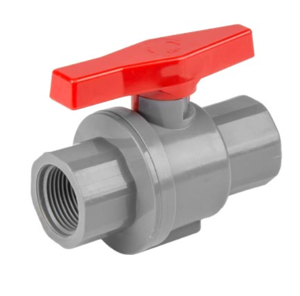 Кран кульовий рівнопрохідний, РВ 1", для труб ПВХ PN10, DSRA10V1SF1F1