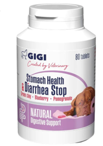 GIGI Stomach Health & Diarrhea Stop Stomach Nutrition, для великих собак, Діарея стоп 1шт