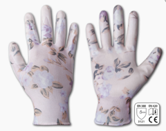 Рукавички захисні NITROX FLOWERS нітрил, розмір 8, RWNF8