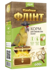 Флінт корм для хвилястих папуг 600г