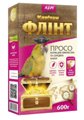 Флінт просо корм хвилястих та середніх папуг 600г
