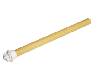 Жердинка (дерево) з закруткою, 18мм / 25 см Д023/2