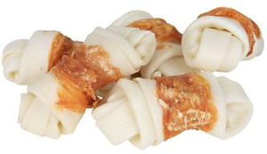 Ласощі для собак кальцинований вузлик з м'ясом качки 1шт