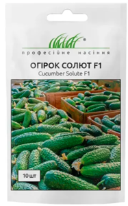 Огірок Солют (Абсолют) 10шт, F1, Професійне насіння