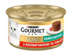 GOURMET Gold® Гурме Голд "Ніжні биточки" з яловичиною та томатами 85г