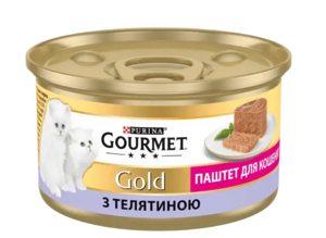 GOURMET Gold® Гурме Голд "Паштет" з телятино для кошенят 85г