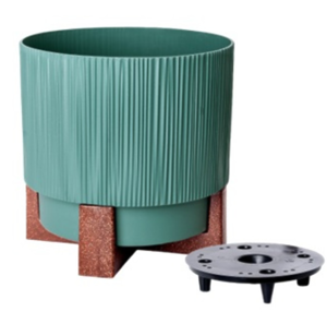 Вазон Осло зі вставкою та декор. підставкою