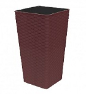 Вазон Ротанг квадр. 16*16*30 (кольори в асортименті)