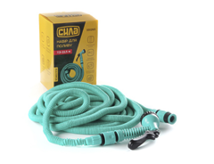 Набір: шланг розтяжний 7,5-22,5м+ пістолет-розпилювач 7 режимів СИЛА *551293